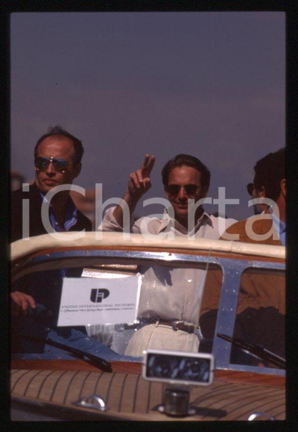 Fotografia d epoca originale Kevin COSTNER  VENEZIA Mostra del Cinema 1995 35 mm vintage slide 48 1