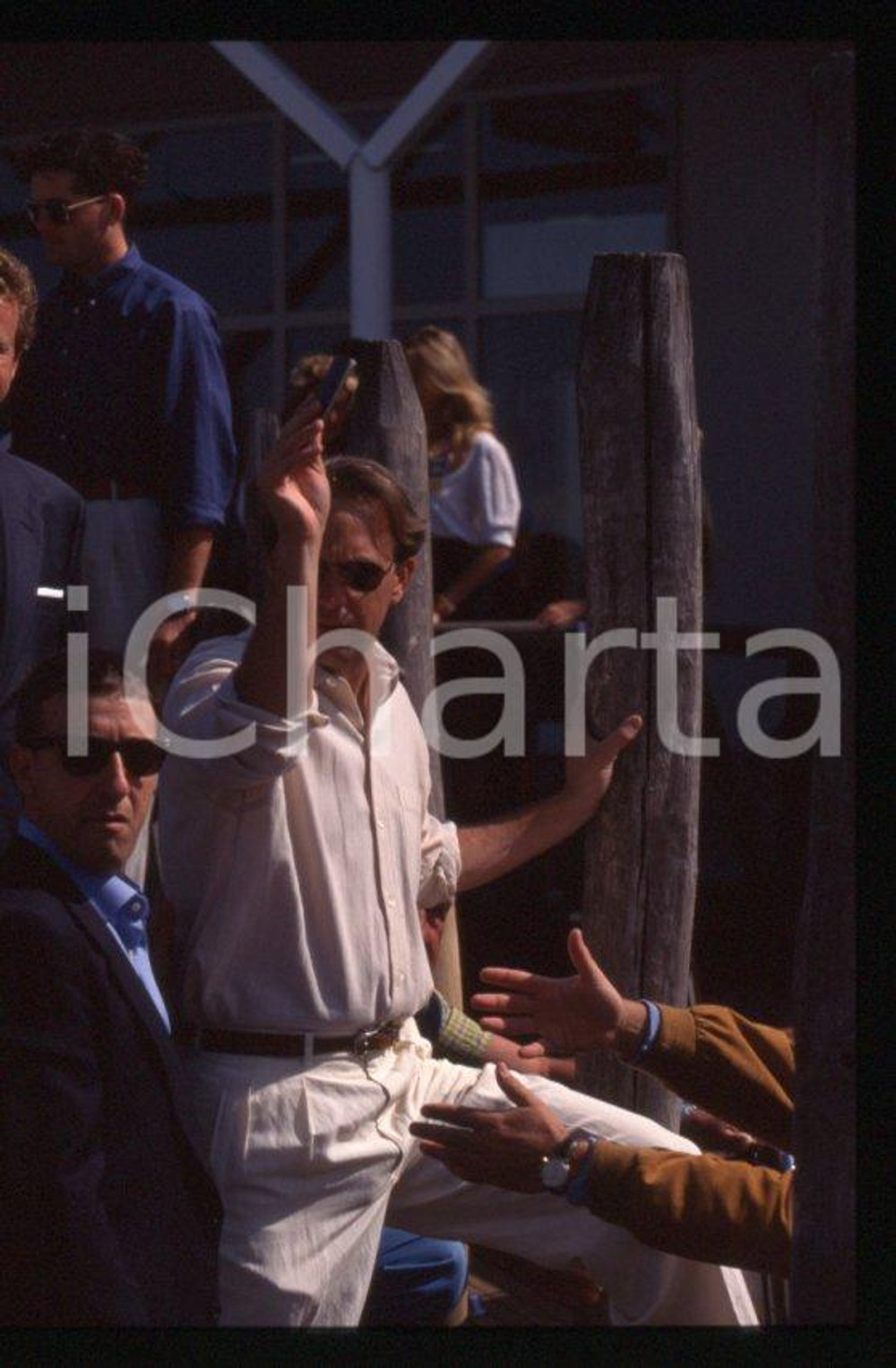 Fotografia d epoca originale Kevin COSTNER  VENEZIA Mostra del Cinema 1995  35 mm vintage slide 59 1