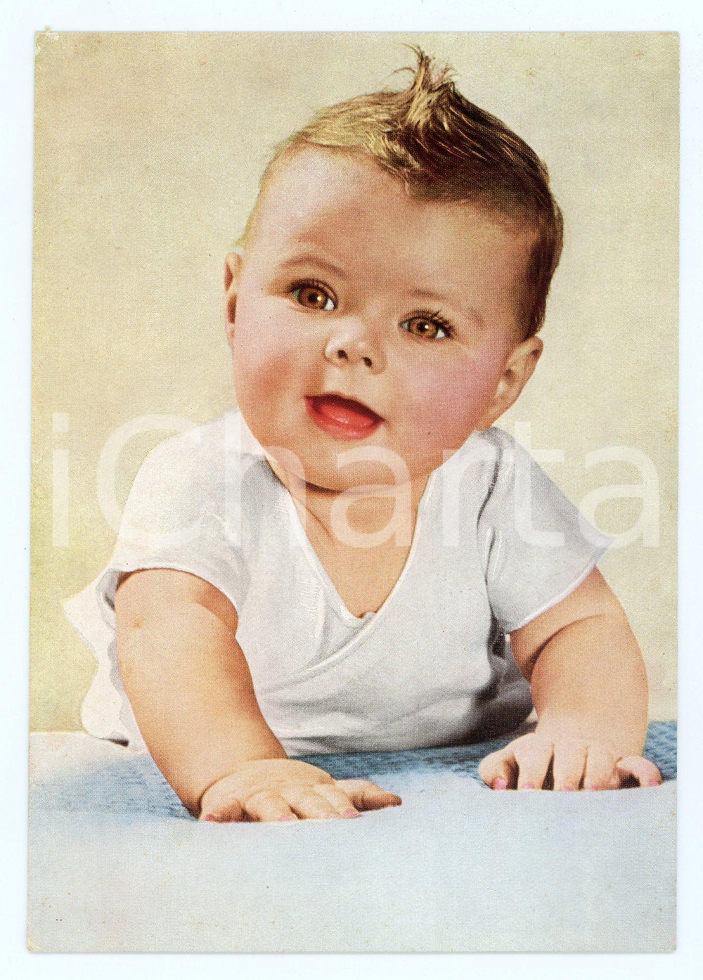Cartolina originale da collezione 1950 ca NESTOGEN Latte in polvere NESTLE  Cartolina postale PUBBLICITARIA 1 1