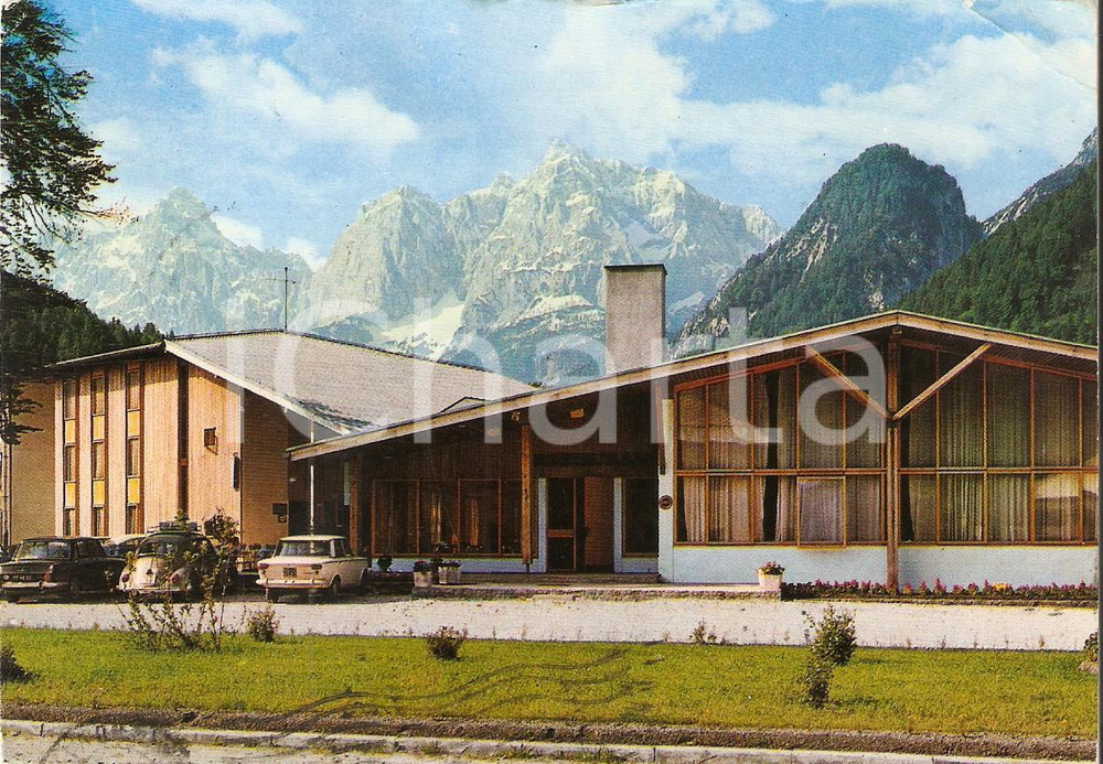 Cartolina originale da collezione 1970 ca KRANJSKA GORA SLOVENIA Panorama con Hotel PRISANK Cartolina FG VG 1