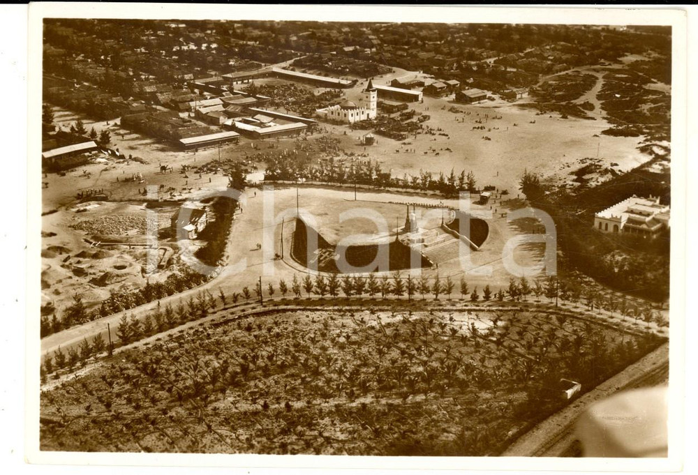 Cartolina originale da collezione 1940 ca MOGADISCIO SOMALIA ITALIANA Monumento ai Caduti Cartolina postale FG 1