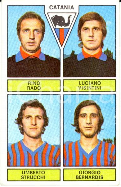 Oggetto da collezione cartaceo PANINI - CALCIATORI 1971 1972 Figurina CATANIA Rado Visintini Strucchi Bernardis 1