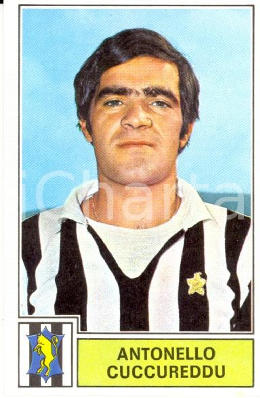 Oggetto da collezione cartaceo PANINI CALCIATORI 1971 - 1972 Figurina Antonello CUCCUREDDU Serie A JUVENTUS 1 1
