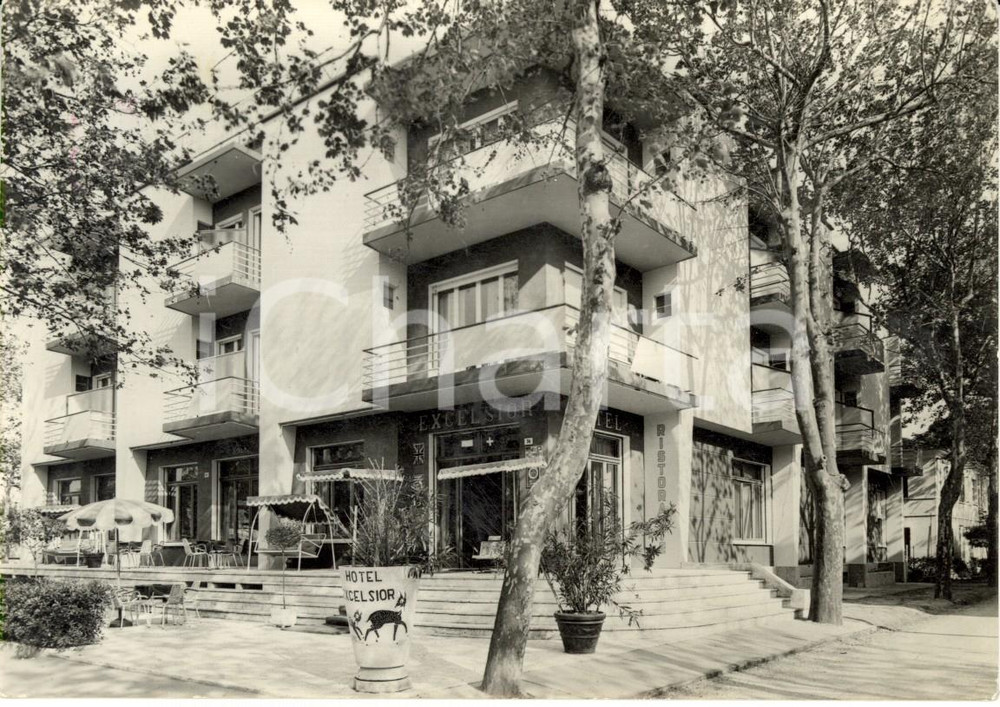 Cartolina originale da collezione 1960 ca CERVIA RA Facciata dell HOTEL EXCELSIOR Cartolina postale FG NV 1