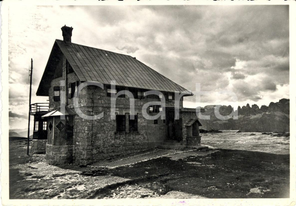Cartolina originale da collezione 1952 PAGANELLA (TN) Dolomiti di BRENTA Rifugio Cesare BATTISTI *Cartolina FG VG 1