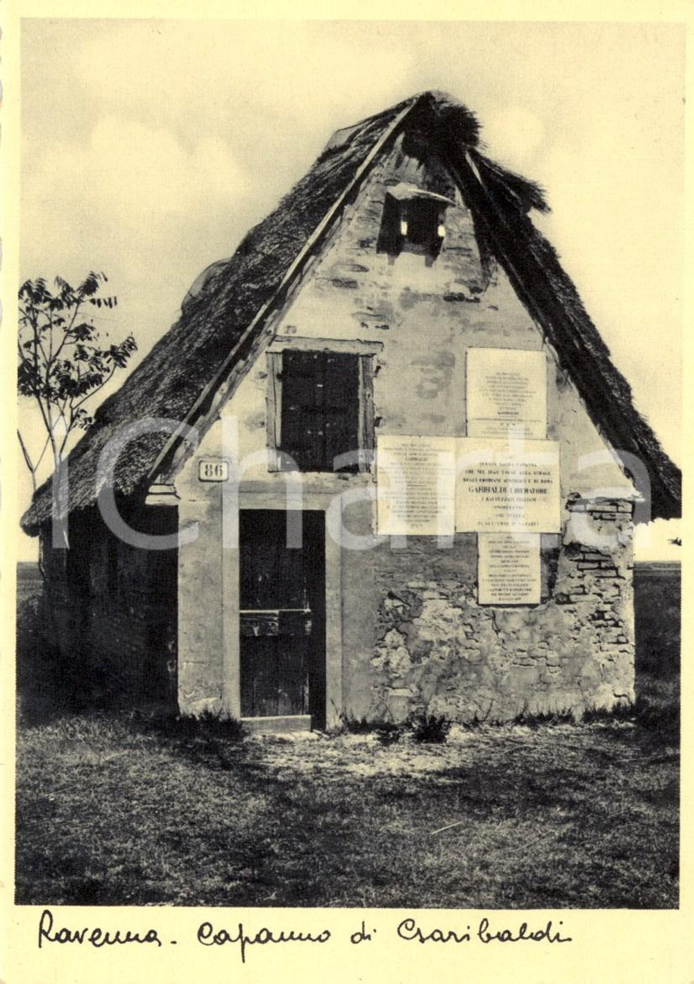 Cartolina originale da collezione 1934 RAVENNA Veduta del capanno di GARIBALDI *Cartolina postale FG NV 1