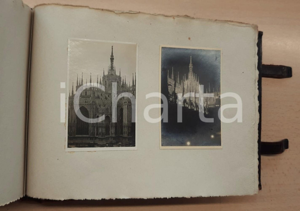 Fotografia d epoca originale 1910 ca GALIMBERTI Schizzi nelle contrade di MILANO Album 111 foto RARO 1