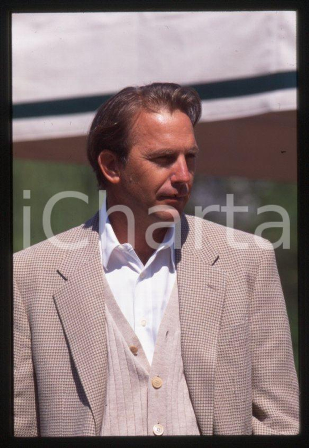 Fotografia d epoca originale Kevin COSTNER  VENEZIA Mostra del Cinema 1995  35 mm vintage slide 87 1