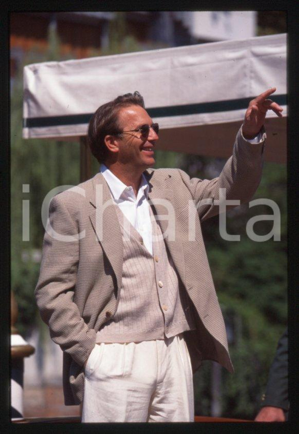 Kevin COSTNER - VENEZIA Mostra del Cinema 1995 * 35 mm vintage slide (109)