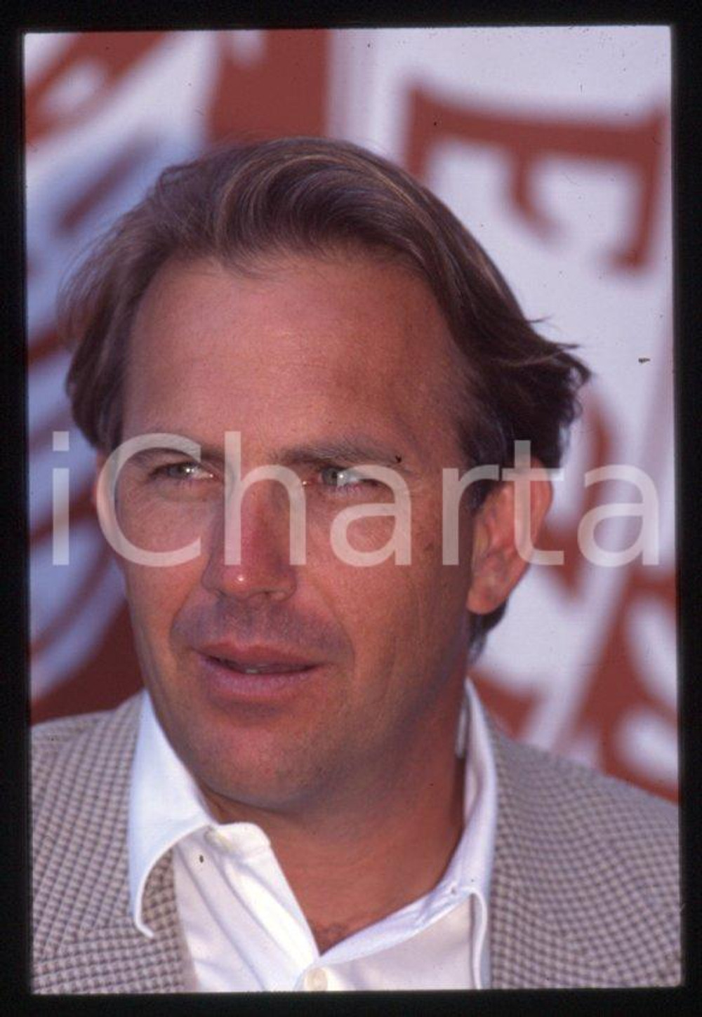Fotografia d epoca originale Kevin COSTNER  VENEZIA Mostra del Cinema 1995  35 mm vintage slide 144 1