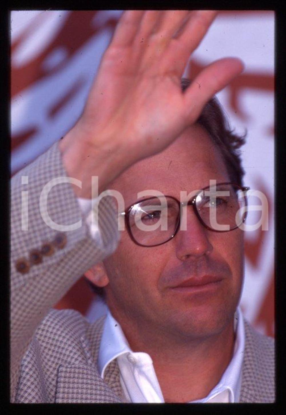 Fotografia d epoca originale Kevin COSTNER  VENEZIA Mostra del Cinema 1995  35 mm vintage slide 147 1