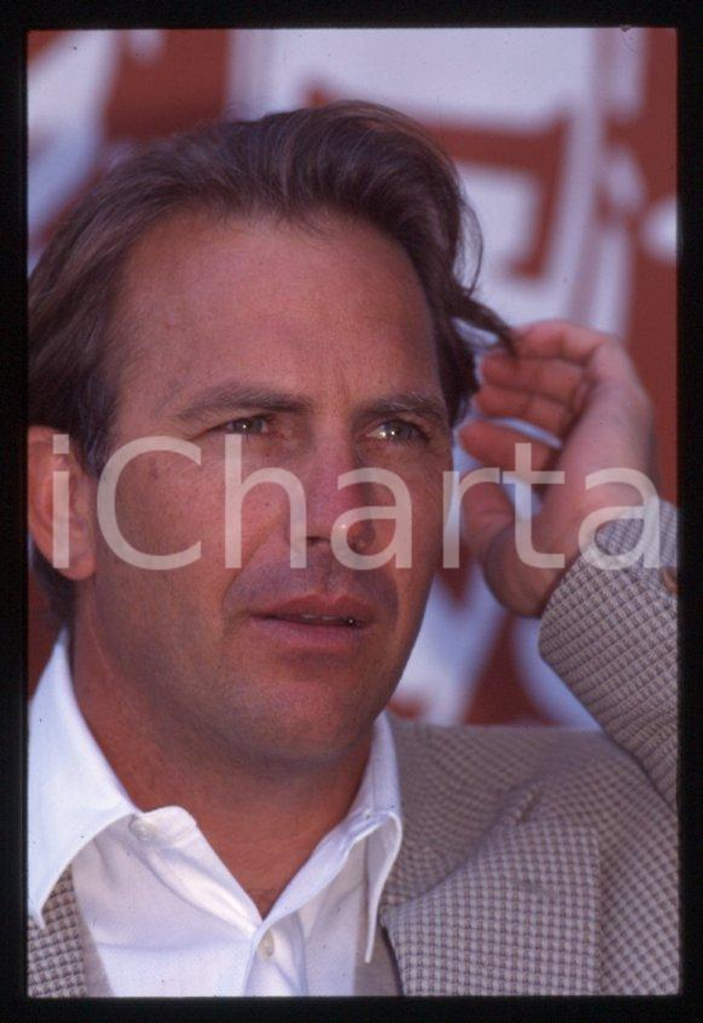 Fotografia d epoca originale Kevin COSTNER  VENEZIA Mostra del Cinema 1995  35 mm vintage slide 148 1