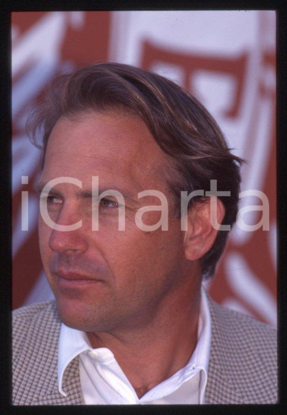 Fotografia d epoca originale Kevin COSTNER  VENEZIA Mostra del Cinema 1995  35 mm vintage slide 154 1