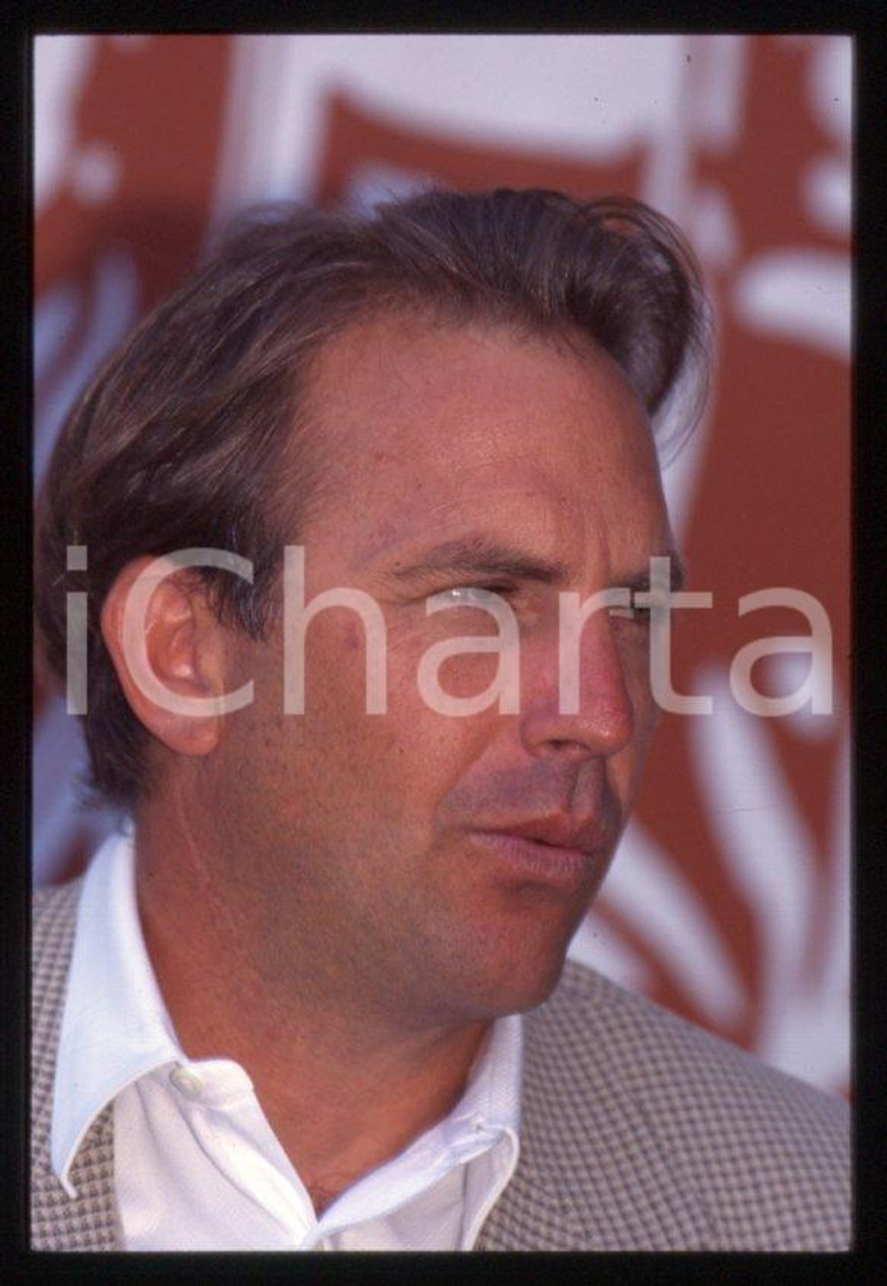 Fotografia d epoca originale Kevin COSTNER  VENEZIA Mostra del Cinema 1995  35 mm vintage slide 158 1