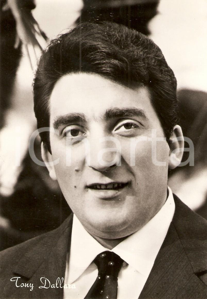 Cartolina originale da collezione 1965 ca MUSICA Tony DALLARA Ritratto fotografico Cartolina postale FG NV 4 1
