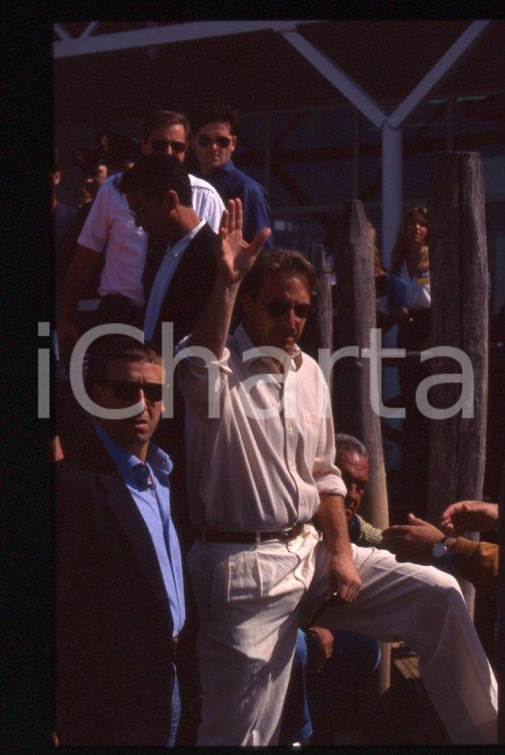 Fotografia d epoca originale Kevin COSTNER  VENEZIA Mostra del Cinema 1995 35 mm vintage slide 59 1