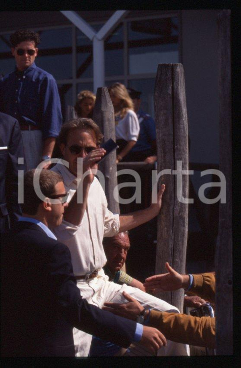 Fotografia d epoca originale Kevin COSTNER  VENEZIA Mostra del Cinema 1995 35 mm vintage slide 53 1