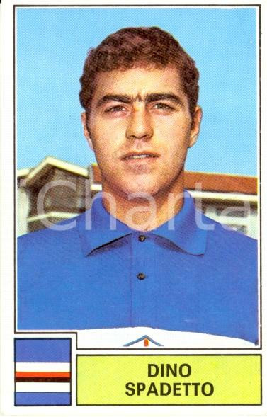 Oggetto da collezione cartaceo PANINI - CALCIATORI 1971 - 1972 Figurina Dino SPADETTO *Serie A SAMPDORIA (4) 1