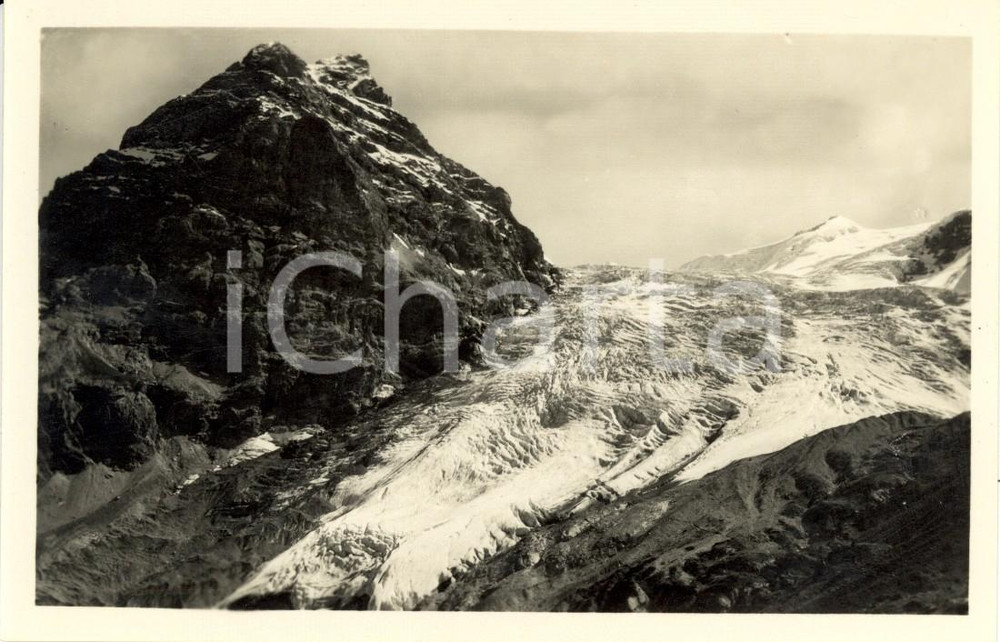 Cartolina originale da collezione 1930 ca TRAFOI (BZ) Passo STELVIO Il ghiacciaio del MADACCIO *Cartolina FP NV 1