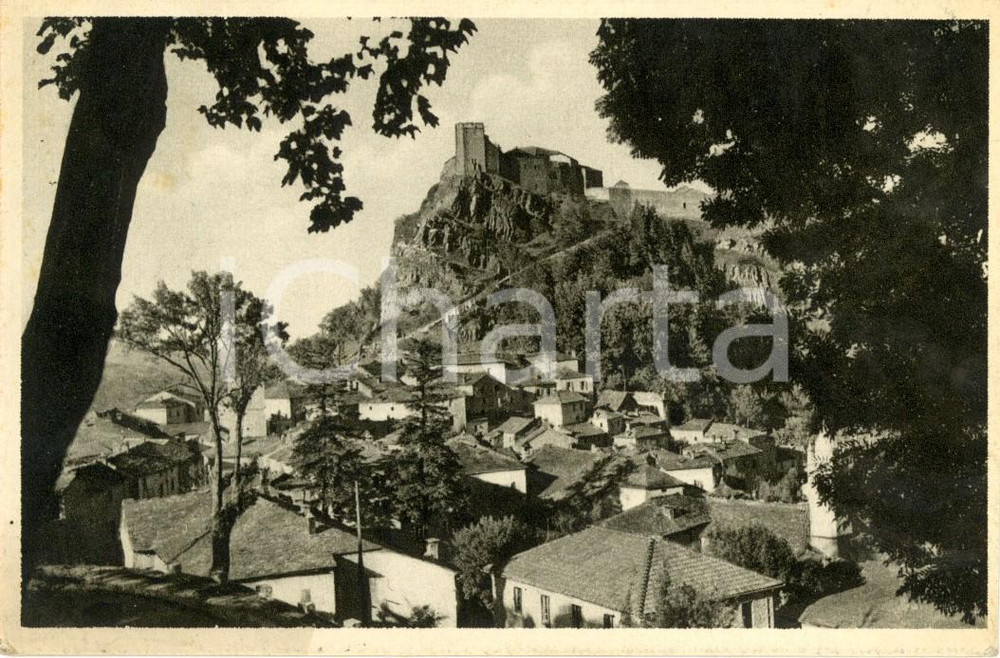Cartolina originale da collezione 1934 SESTOLA MO Veduta del paese e del castello Cartolina postale FP VG 1