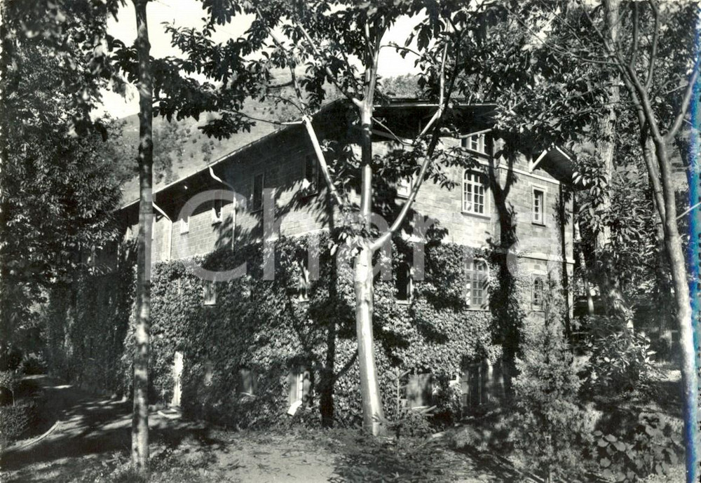 Cartolina originale da collezione 1961 USCIO (GE) Veduta della Colonia della Salute CARLO ARNALDI *Cartolina FG VG 1