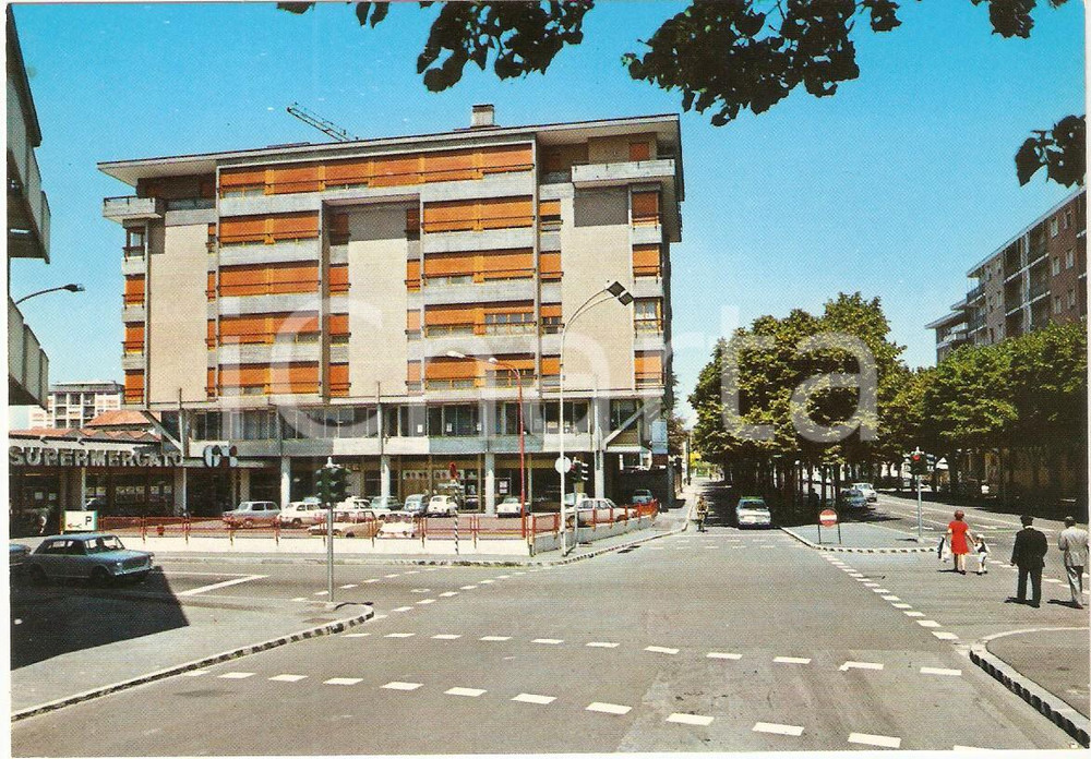 Cartolina originale da collezione 1970 ca BUSTO ARSIZIO Supermercato GS in Viale Duca d'Aosta Cartolina FG NV (1) 1