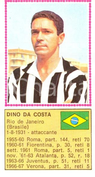 Oggetto da collezione cartaceo PANINI - CALCIATORI 1970 - 1971 Figurina Dino DA COSTA Serie A JUVENTUS (2) 1