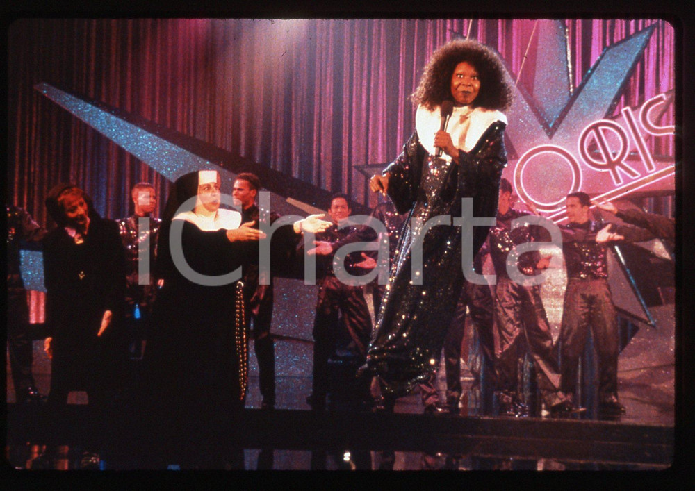 35mm vintage slide* 1993 SISTER ACT 2 Whoopi GOLDBERG Kathy NAJIMY Ritratto