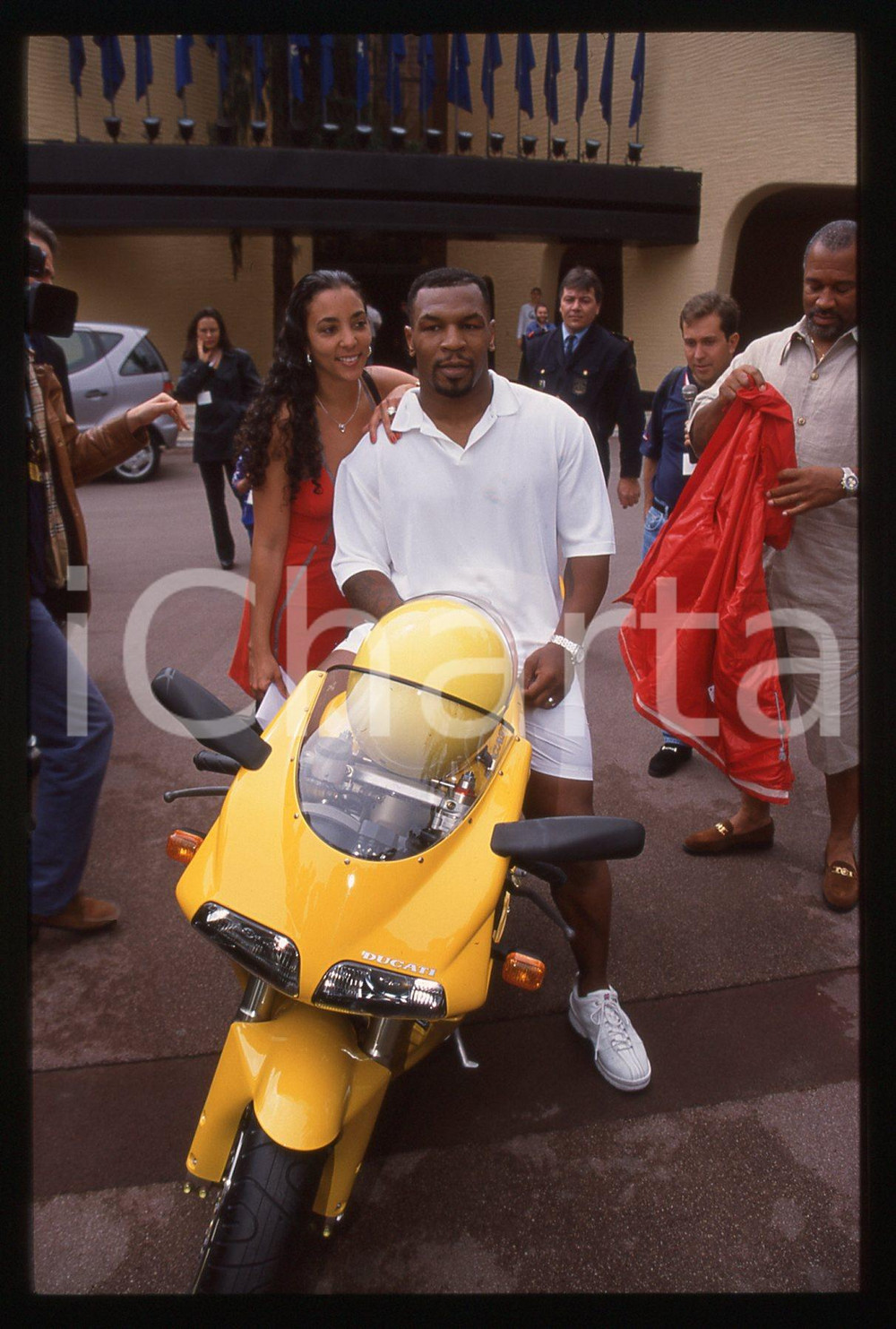 35mm vintage slide* 1998 MONACO Mike TYSON Monica TURNER - WORLD MUSIC AWARDS 40