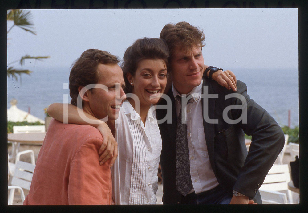 Fotografia d epoca originale 35mm vintage slide 1984 VENEZIA Pascale OGIER Tchéky KARYO Fabrice LUCHINI 2 1