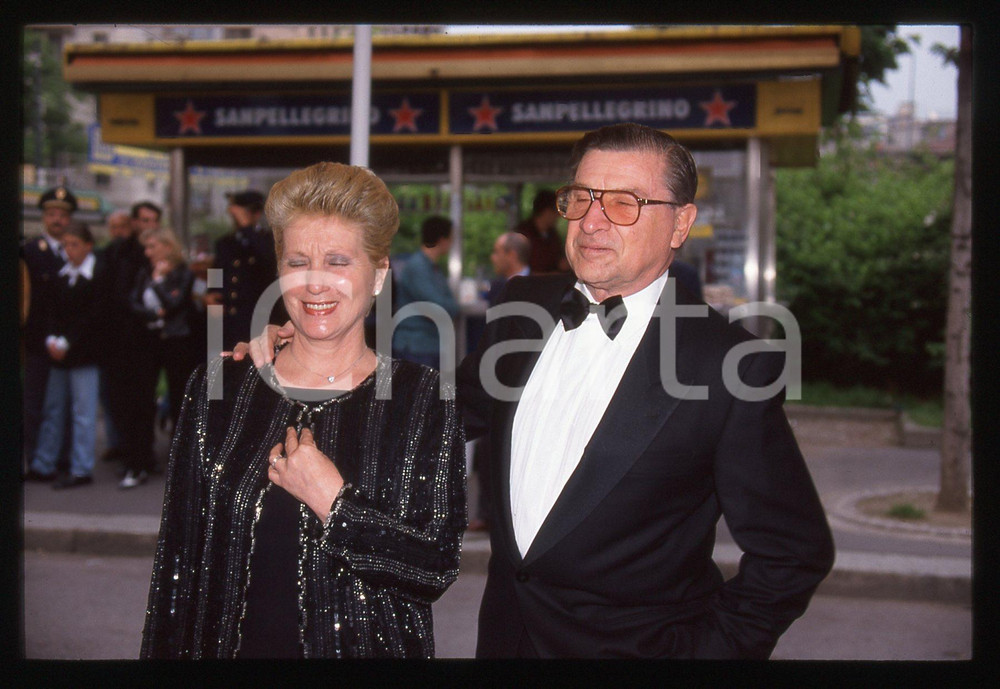 35mm vintage slide* 1990 ca COSTUME Carlo SASSI Ritratto del giornalista