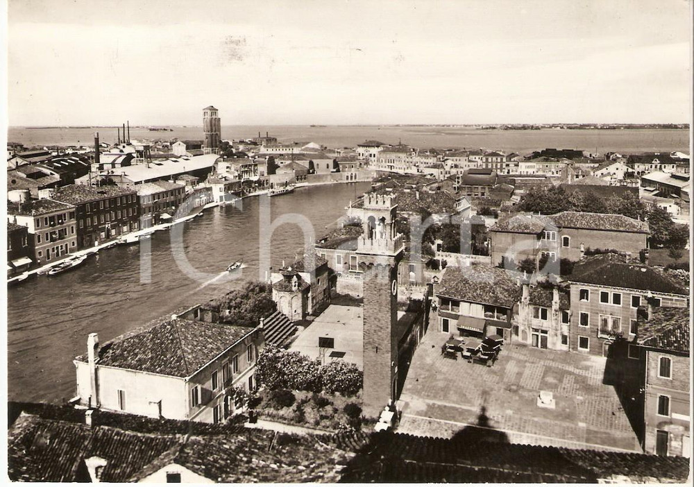 Cartolina originale da collezione 1964 MURANO VE Chiesa di SAN PIETRO e Canale SAN GIOVANNI Cartolina FG VG 1
