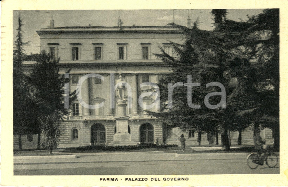 Cartolina originale da collezione 1942 PARMA Veduta esterna del Palazzo del Governo Cartolina postale FP VG 1