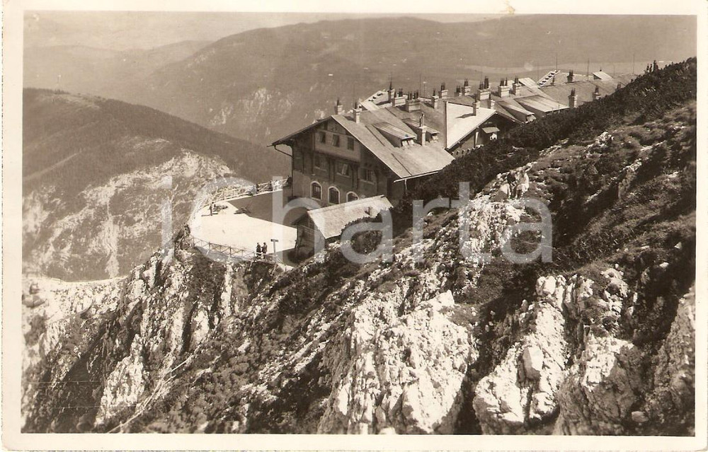 Cartolina originale da collezione 1952 SCHNEEBERG (AUSTRIA) Hotel HOCHSCHNEEBERG *Cartolina FP VG 1