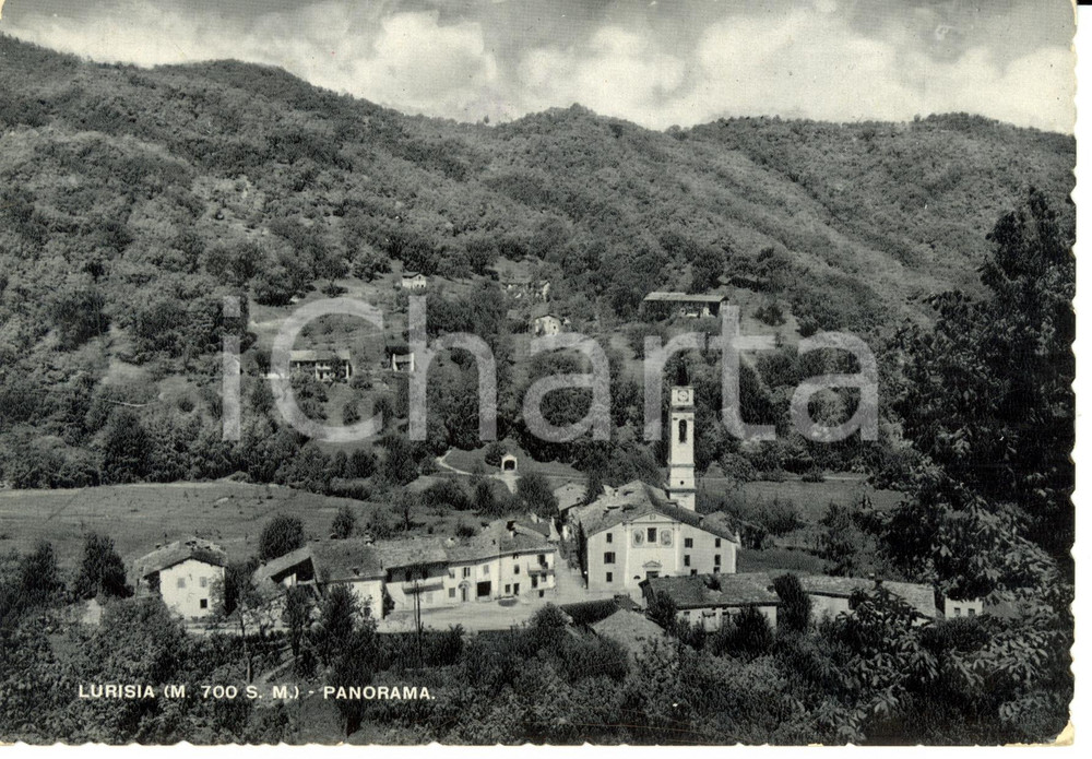 Cartolina originale da collezione 1950 LURISIA (CN) Panorama *Cartolina postale FG VG 1