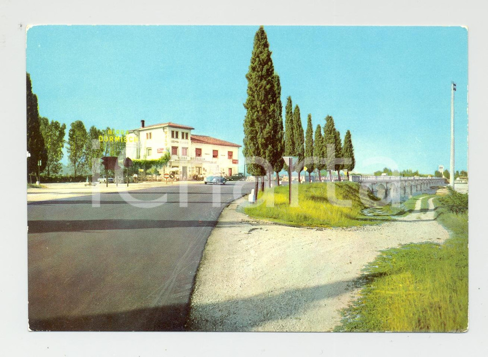 Cartolina originale da collezione 1960 ca NERVESA DELLA BATTAGLIA Trattoria Belvedere - Cartolina postale 1