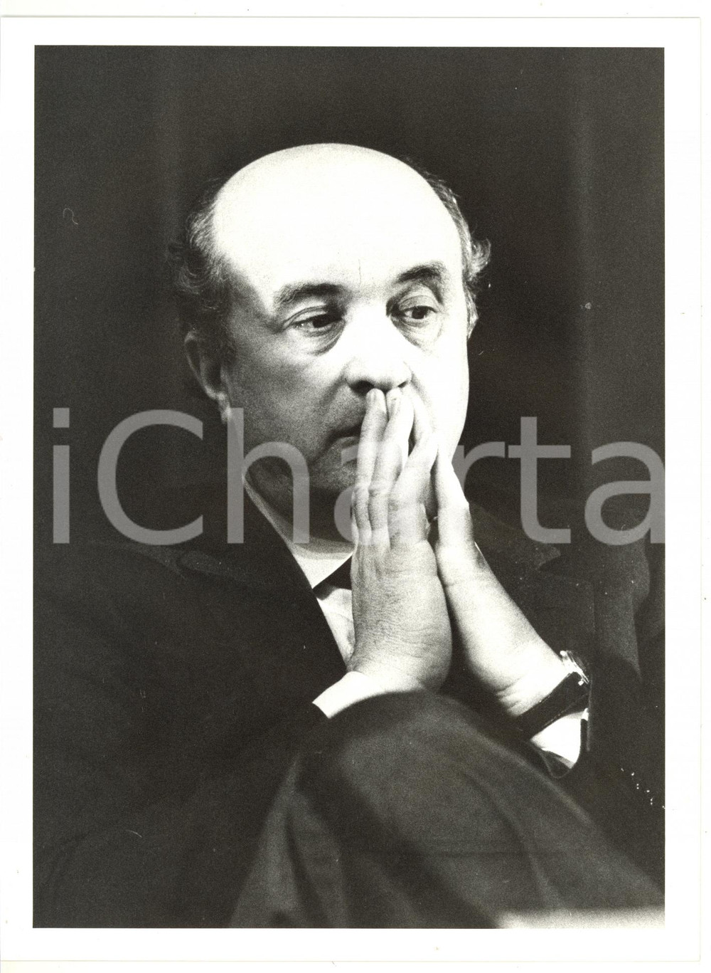 1985 MILANO - DC Convegno con Ciriaco DE MITA - Fotografia VINTAGE 18x24 cm