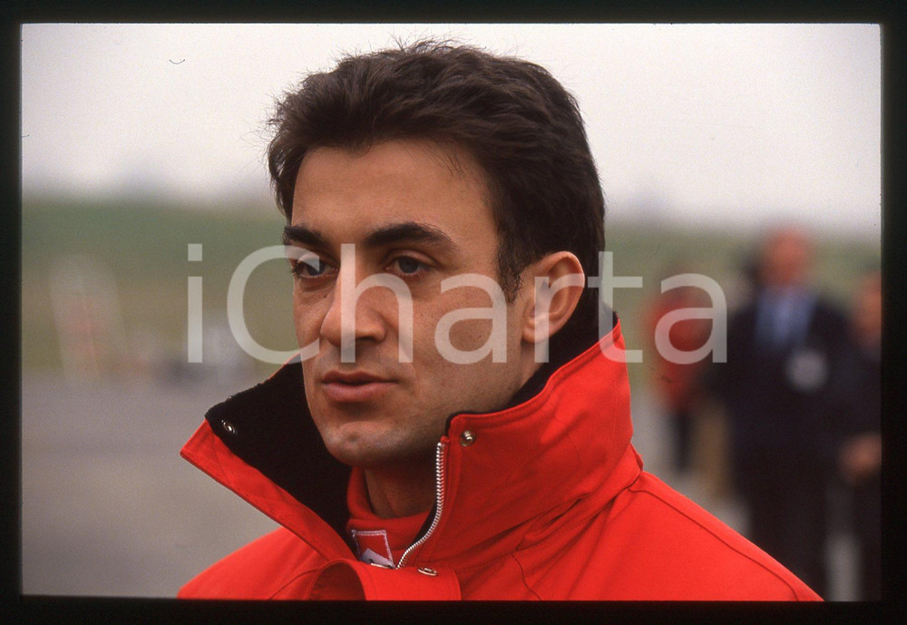 35mm vintage slide* 1992 FIORANO Jean ALESI scuderia FERRARI - Ritratto