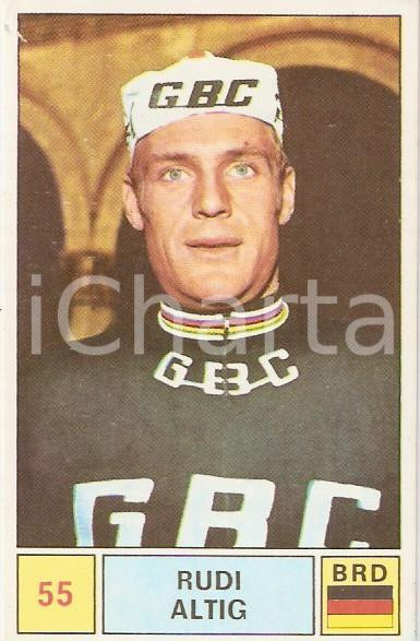 Oggetto da collezione cartaceo PANINI  SPRINT 1971 Figurina valida Rudi ALTIG n. 55 Ciclismo Sponsor GBC 1