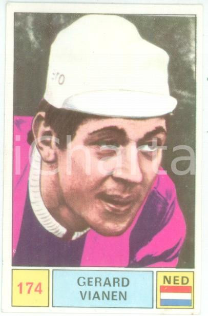 Oggetto da collezione cartaceo PANINI  SPRINT 1971 Figurina Gerard VIANEN n. 174 Ciclismo OLANDA 1