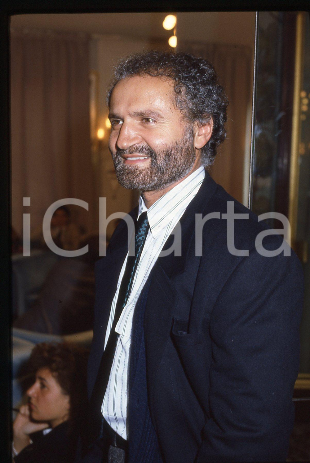 35mm vintage slide* 1990 MILANO Gianni VERSACE Terrazza MARTINI 6