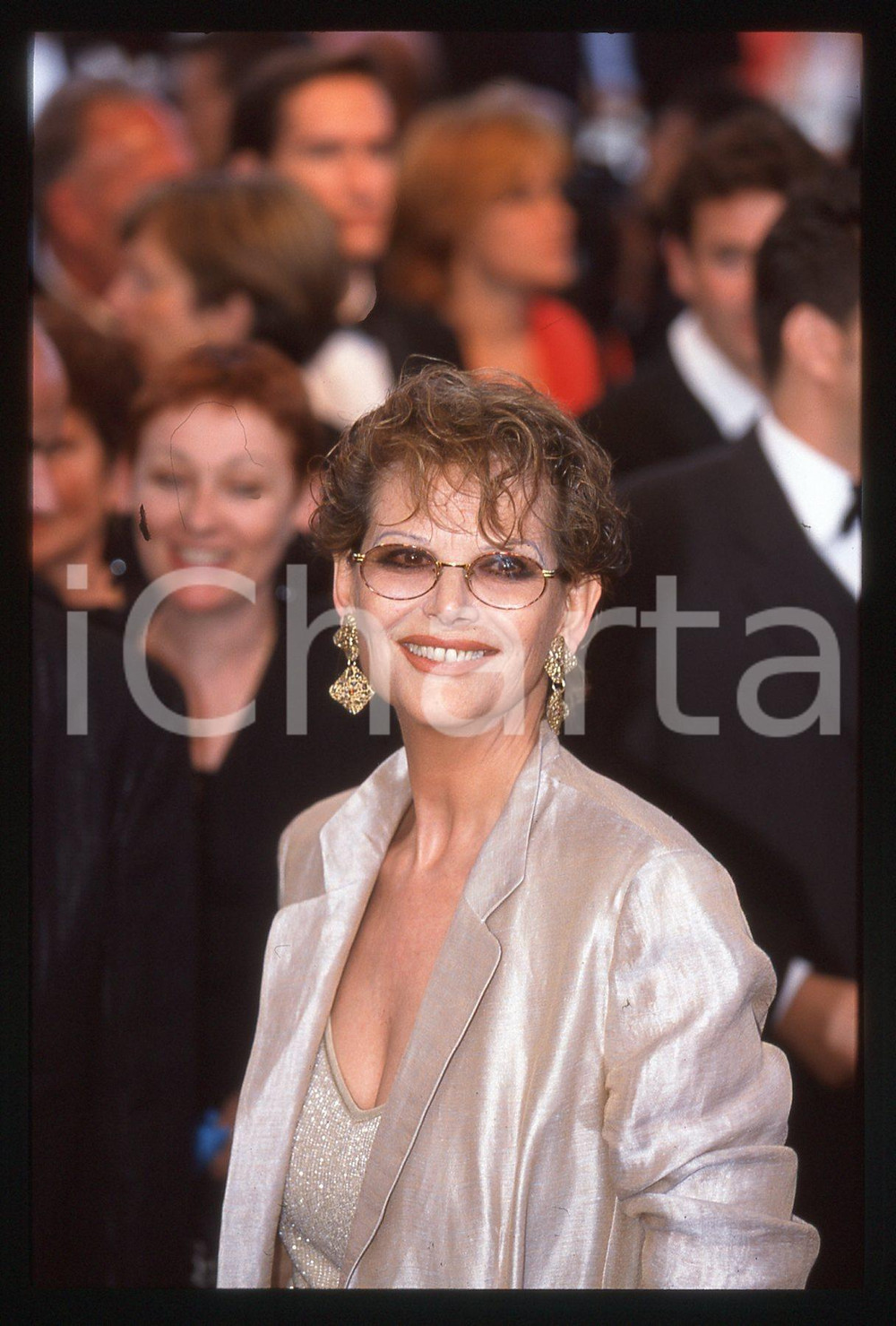 Fotografia d epoca originale 35mm vintage slide 1995 ca FESTIVAL CANNES Claudia CARDINALE Ritratto attrice 2 1