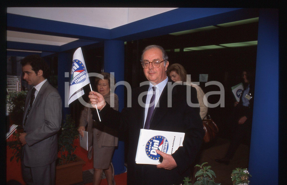 35mm vintage slide* 1996 ROMA Sergio BERLINGUER Evento RINNOVAMENTO ITALIANO (3)