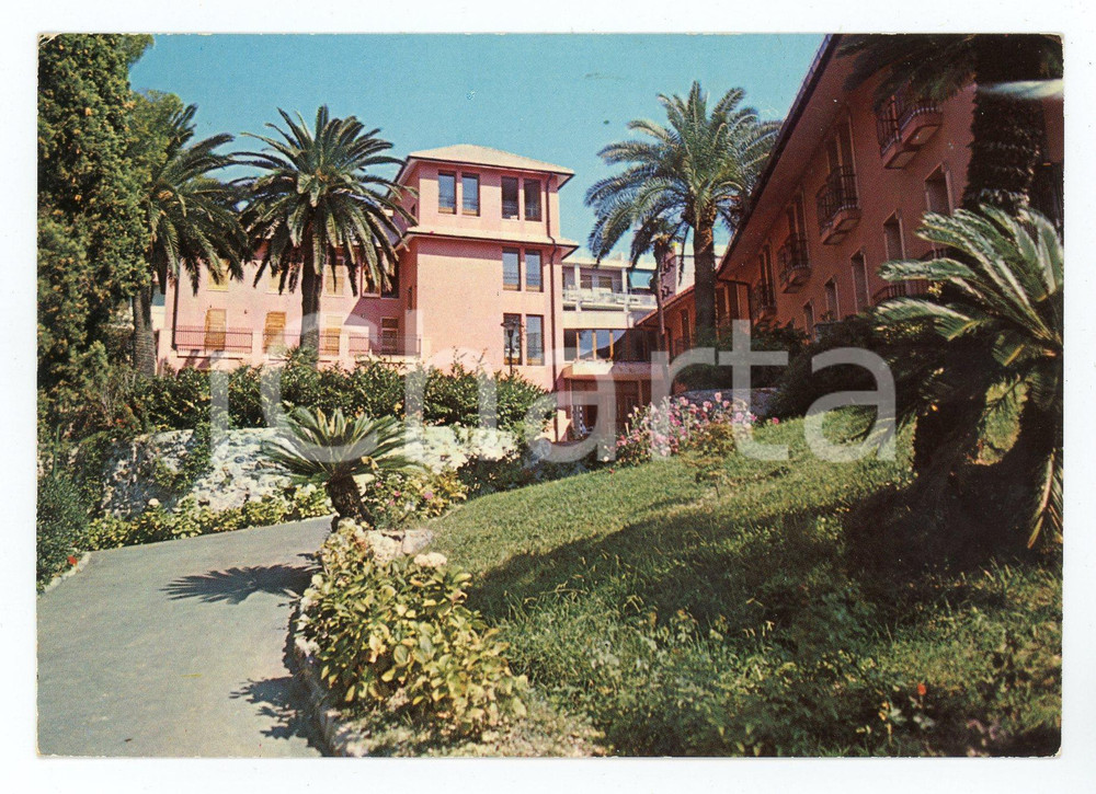 Cartolina originale da collezione 1973 GENOVA OASI FRANCESCANA Casa e giardino Cartolina VINTAGE FG VG 1