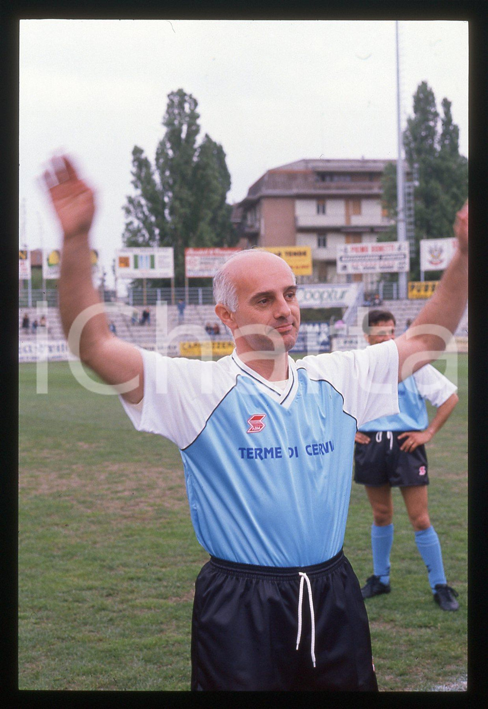 35mm vintage slide* 1990ca ITALIA CALCIO Arrigo SACCHI giocatore in amichevole 3