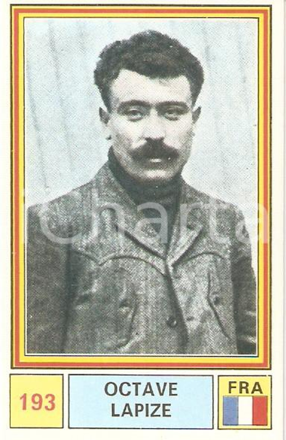 Oggetto da collezione cartaceo PANINI  SPRINT 1971 Figurina valida Octave LAPIZE n. 193 Ciclismo 1