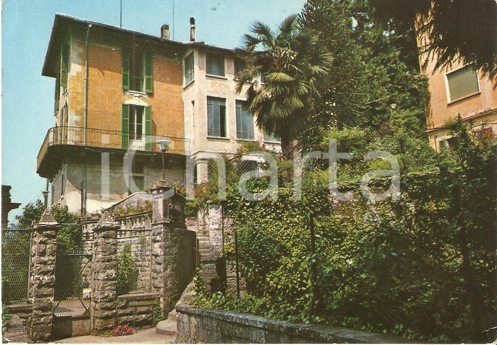 Cartolina originale da collezione 1978 FAGGETO LARIO (CO) Istituto Studi COMUNISTI EUGENIO CURIEL *Cartolina FG VG 1
