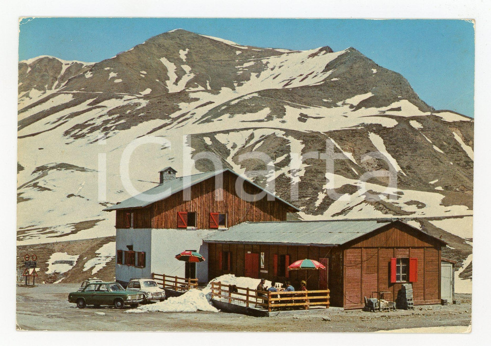 Cartolina originale da collezione 1969 BRENO (BS) Rifugio Passo CROCE DOMINI *Cartolina VINTAGE ANIMATA FG VG 1