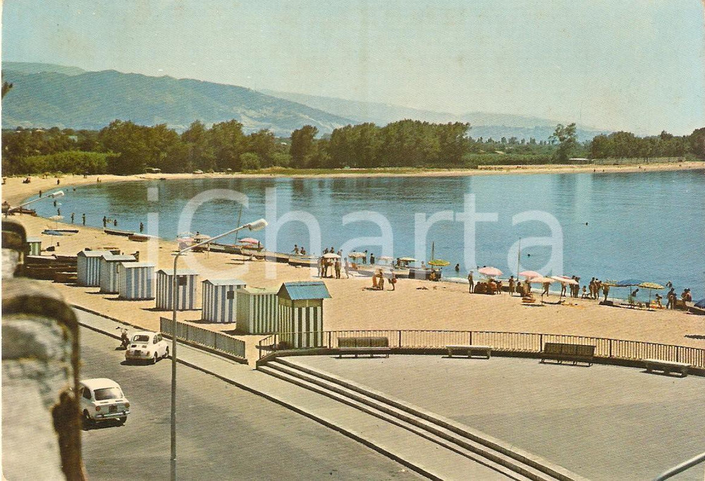 Cartolina originale da collezione 1972 REGGIO CALABRIA  CATONA Spiaggia Riviera della ZAGARA Cartolina FG VG 1