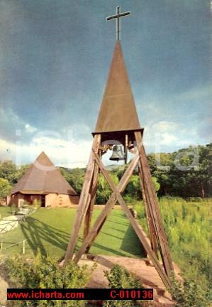 Cartolina originale da collezione 1970 PUNTA ALA GR Campanile Parrocchia della CONSOLATA Vintage Cartolina FG NV 1